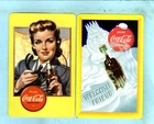 2 Vintage Pair of Swap Cards Vintage "Drink Coca-Cola in Bottles"...