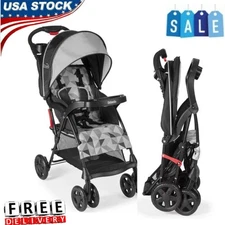 Compact Folding Lightweight Standard Stroller Pushchair Travel Infant Seat HOT