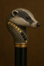 Wooden walking stick hand carved beautiful animal handmade wooden walking cane