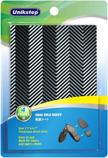 2 Pairs Shoe Sole Repair Rubber Sheets, Shoe Bottom Outer Front Sole and Heel...