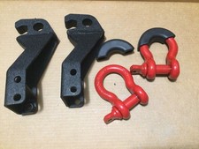 Vijay For 2007-2013 Chevy Silverado 1500 Front Tow Hook Shackle Mounts D-ring