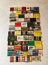 70 x old Vintage Matchbooks Large & small. UK and foreign (no matches)  Set 3