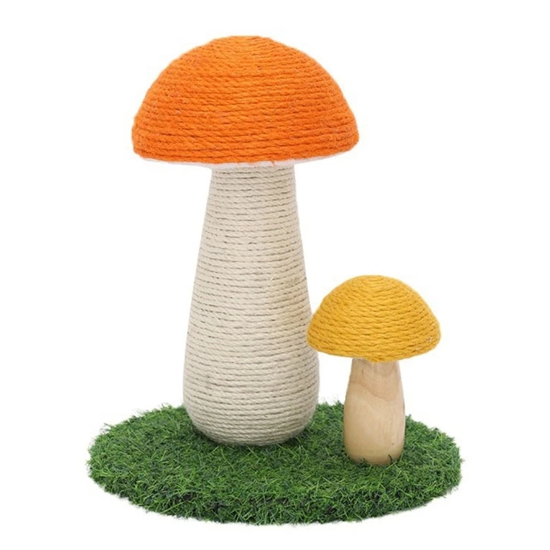 Cat Climbing Toy Cartoon Mushroom Shape for Claw Grinding Gift Climbing Tree
