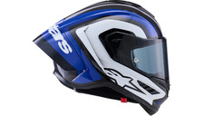 Alpinestars Supertech R10 Arius Gloss Blackwhiteblue Helmet Extra Large Xl Alpinestars Supertech R10 Arius Gloss Blackwhiteblue Helmet Extra Large Xl