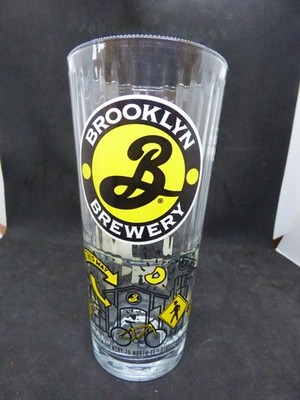 Brooklyn Brewery Pilsner Marken Pint Bierglas - guter Zustand