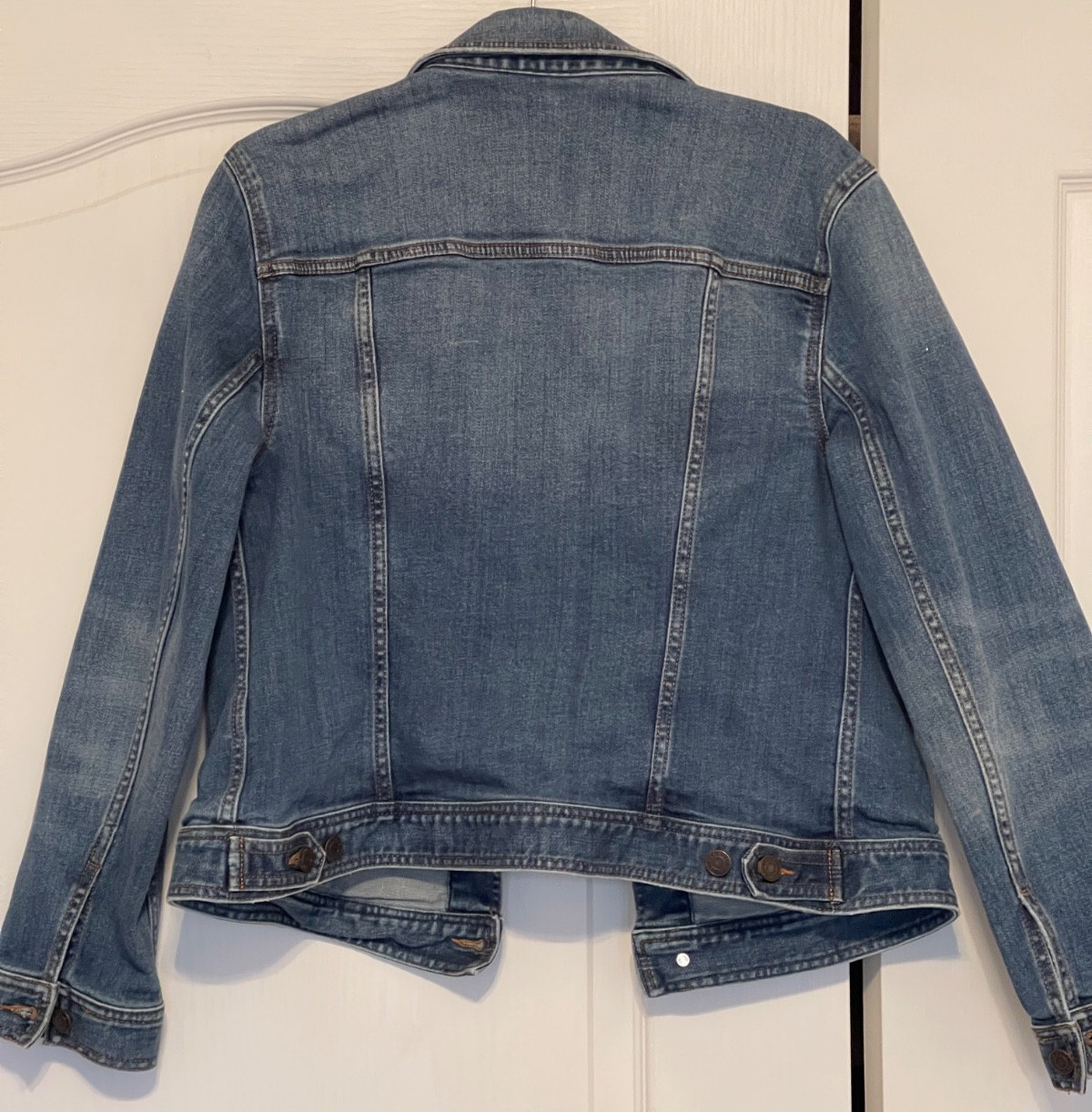 Talbots Jean Jacket Size Large - image 3