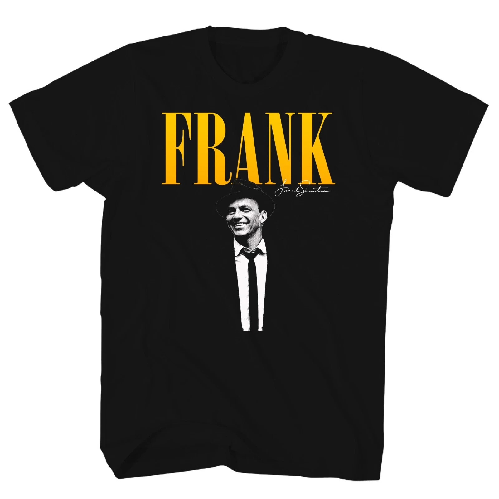 Frank Sinatra Signature T-Shirt Rock Roll Music Classic Band Tee New