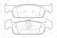 Bremsbeläge vorne CHAMPION 573441CH DACIA SANDERO II