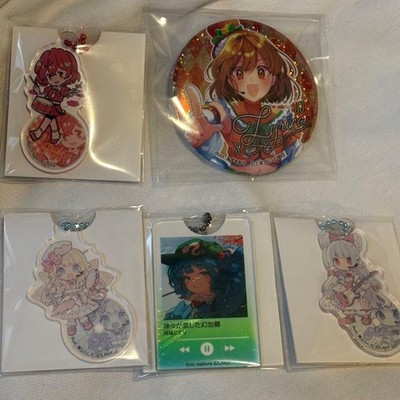 Daiso Touhou Projekt Acryl Schlüsselanhänger Nitori Abzeichen Set limitiert a...