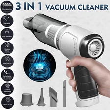 Powerful 120W Cordless Car Vacuum Cleaner Handheld Strong Suction Mini Cleaner