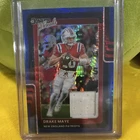2025 Panini Donruss Optic Football Drake Maye Patriots Threads Prizm Patch