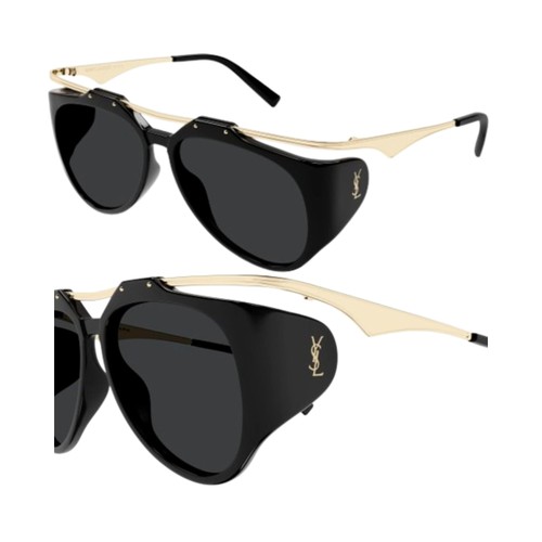 SAINT LAURENT SL M137 / F AMELIA Floating Aviator Sunglasses - NEW - Picture 4 of 9