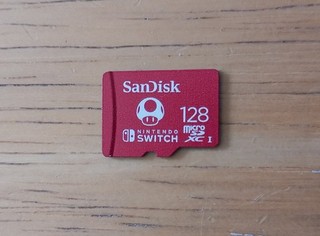 SANDISK NINTENDO SWITCH 128GB MICRO SD MEMORY CARD.