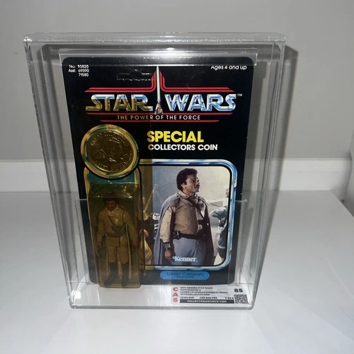 Vintage Star Wars 1985 CAS 85 LANDO General POTF 92 Back Card MOC UNPUNCHED
