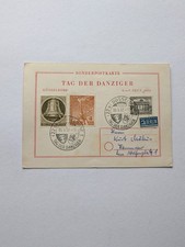 Berlin Sonderkarte Tag der Danziger 1952 SST D&uuml;sseldorf