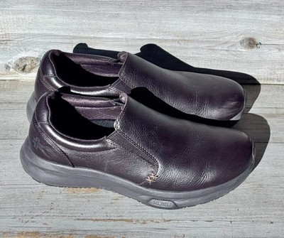 Kuru Kivi II Brown Leather Slip On Loafers Mens 10 Comfort 