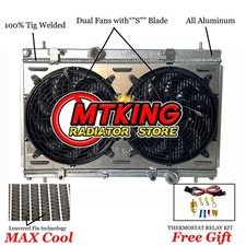 Aluminum Radiator Shroud Fan Relay For 2003-2005 2004 Dodge Neon Srt-4 2.4l Mt