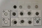 Steel War Time Wheat Pennies 1943 Lot of 14 Coins Good Condition