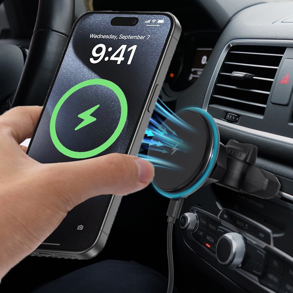 Car CD Player Mount (Compatible with Magsafe) for iPhone 16 Pro