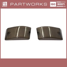 Blinkerglas für PORSCHE 924 944 Frontblinker VORNE SMOKED GETÖNT L+R