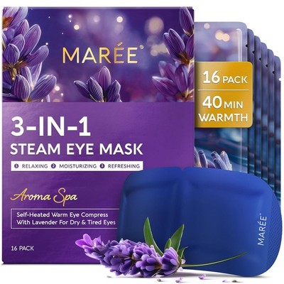 MAREE Heated Eye Masks for Dry Eyes ? Steam Eye Mask Disposable ? Lavender Self