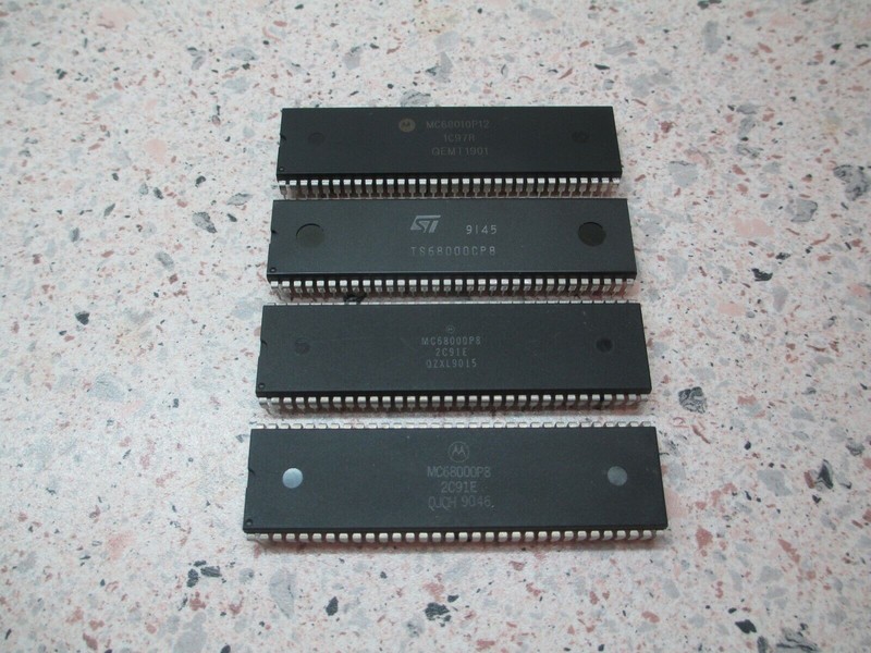 Commodore Amiga 500/plus CDTV 2000     68000 Motorola Chip Replacement Tested