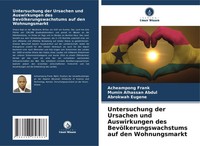 Untersuchung Der Ursachen Und Auswirkungen Des BevöLkerungswachstums Auf Den...