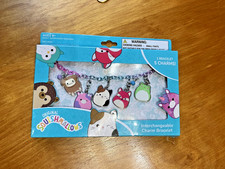 SQUISHMALLOWS Interchangeable Charm Bracelet NEW in Package Bigfoot Fox Frog Cat