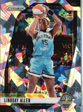 2024 Panini Prizm WNBA #107 Lindsay Allen Ice Prizms