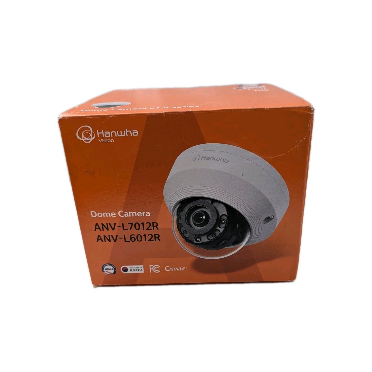 Hanwha Vision ANVL6012R A- 2MP Outdoor IR Vandal Dome IP Camera 2.8mm -ANV7012R