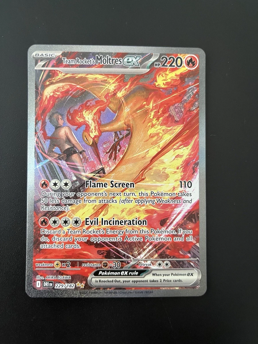 25+ Team Rocket's Moltres Ex 229/182 Sv10: Destined Rivals for