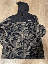 The North Face Camo Fleece Youth Freestyle Hooded Jacket Size Large 14/16 H65