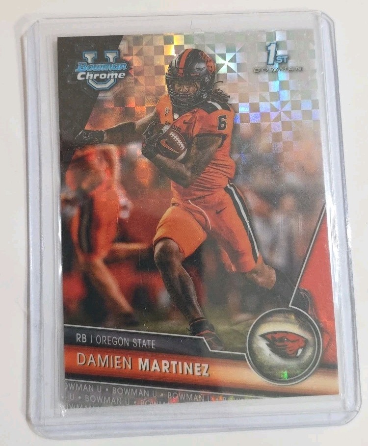 2023 Bowman U Chrome #193 Damien Martinez 1st Bowman Auto X-Fractor