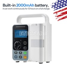 IP3 Portable Infusion Pump Real-time Alarm LCD Display Built-in Battery KVO Mode