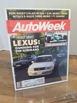 AutoWeek - June 26 - 1989 - Magazine - Lexus LS400 Sterling Ad