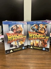 Back To The Future Parts 2 & 3 Blu Ray Steelbooks! Brand New! Region Free!