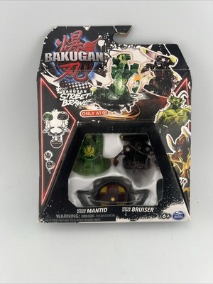 Bakugan Street Brawl Special Attack Mantid & Bruiser Figure 2-Pack