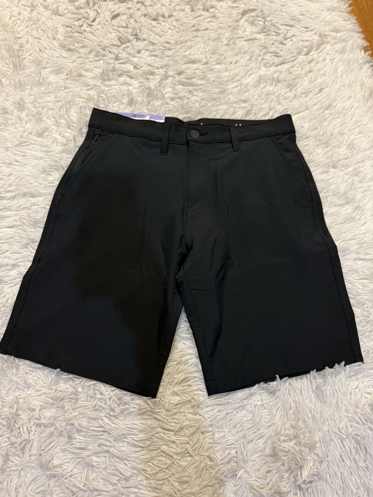 Hurley Hybrid Shorts Quick Dry 4-Way Stretch Black Size 30