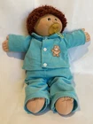 Cabbagepatch Kids 1980s Vintage Brunette Doll