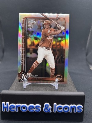 2025 Topps Chrome Update Nick Kurtz #USC178 Sepia Rookie Card RC Athletics  