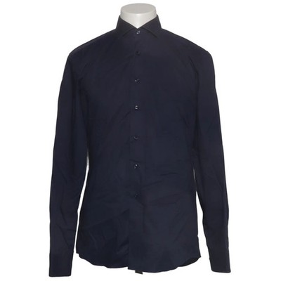 Eterna, Hemd, Größe: 39, Blau, Einfarbig, Herren #xAl