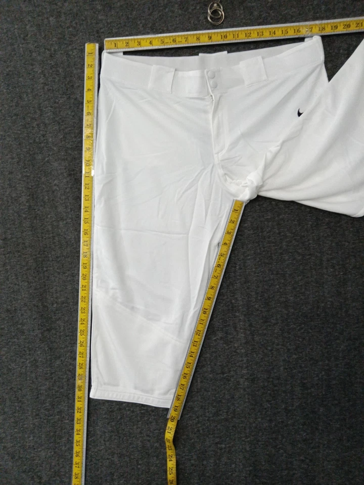 Pantalones de softbol para mujer Nike Vapor longitud 3/4 color blanco XL AV6636-100 Foto 4 de 4