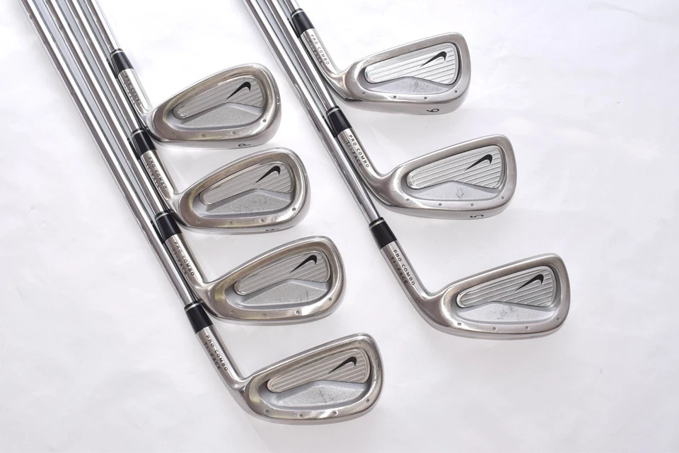 7pcs Nike PRO COMBO Ti-Face Iron Set 4-5-6-7-8-9-PW Flex Stiff N.S.PRO 950GH RH - Image 3 of 4