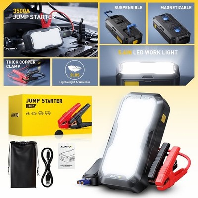 Multi-functional Emergency Car Starter Fast-Charging 12V 10400mAh Portable USB B