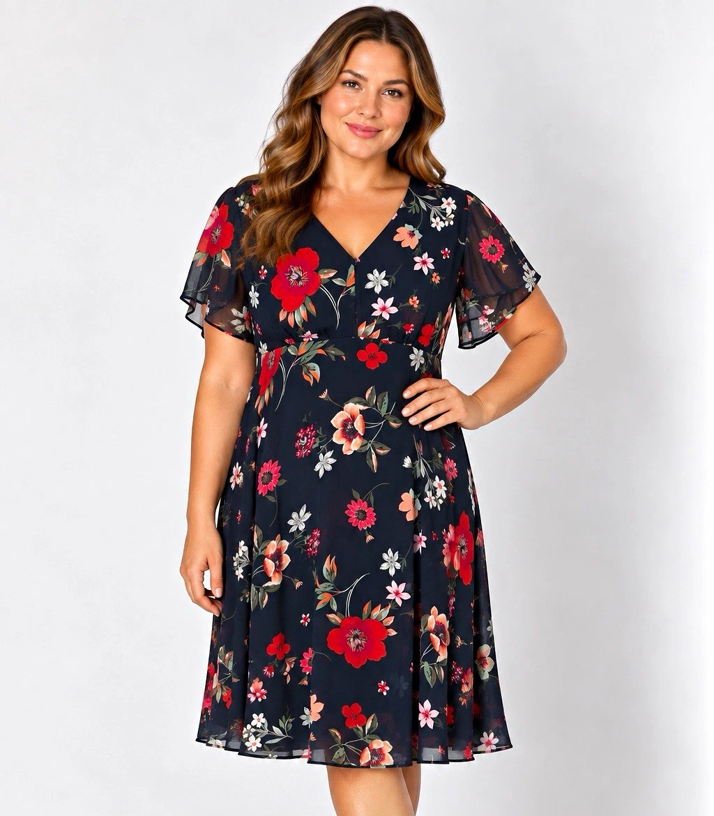 knee length casual floral dresses Calvin Klein for Women for sale knee length summer floral dress