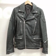 JACK ROSE Black Double Rider Jacket, 3XL, Used