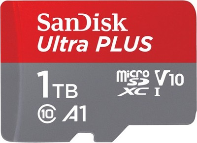 SANDISK Ultra  PLUS microSDXC  UHS I Karte, Micro-SDXC Speicherkarte, 1 TB, 160