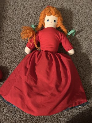 Vintage Little Red Riding Hood Grandma Wolf Dippity Flip Mini Doll Topsy Turvy 