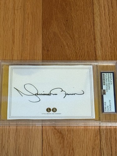 Mariano Rivera Autographed Bookplate Yankee HOF PSA # 85813602