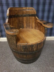 oak barrel chairs for sale